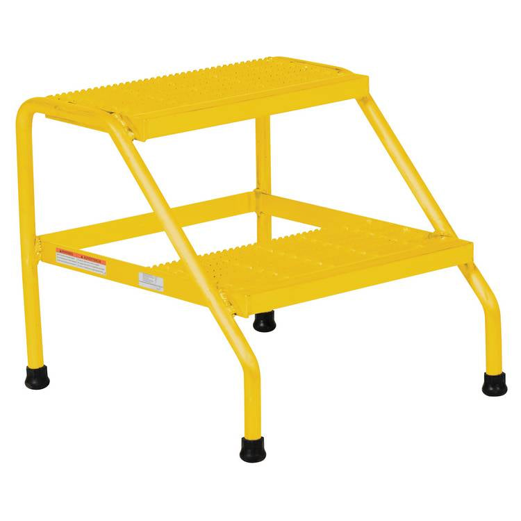 ALUM STEP STAND - 2 STEP WELDED YELL - Model SSA-2-Y