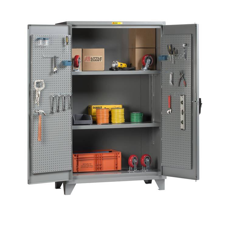 Storage Cabinet with Pegboard Doors - Model SSL2A2448PBD