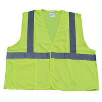 Thumbnail for TruForce™ Class 2 Solid Mesh Safety Vest, 2X-Large, Lime, 1/Each