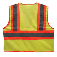 Thumbnail for TruForce™ Class 2 Two-Tone Mesh Safety Vest, 2X-Large, Lime, 1/Each