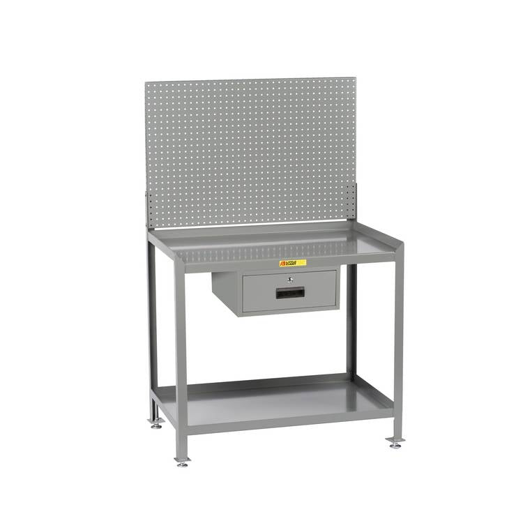 Stationary Steel Workstation - Model SW2436LLPBDR