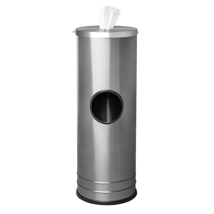 Stainless Steel Wipe Dispenser Sanitizing Station