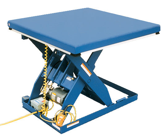 Scissor Lift Table, Platform Size 48" x 48", Capacity 3,000 Lbs