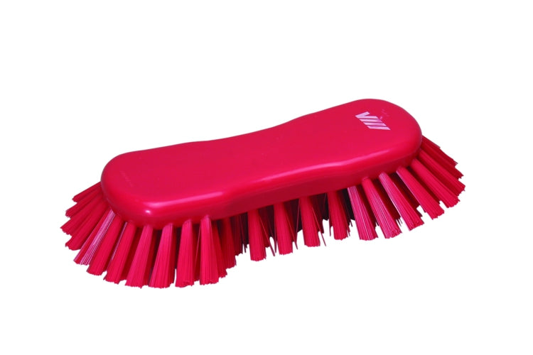 Scrub Brush with Angle Spread Red