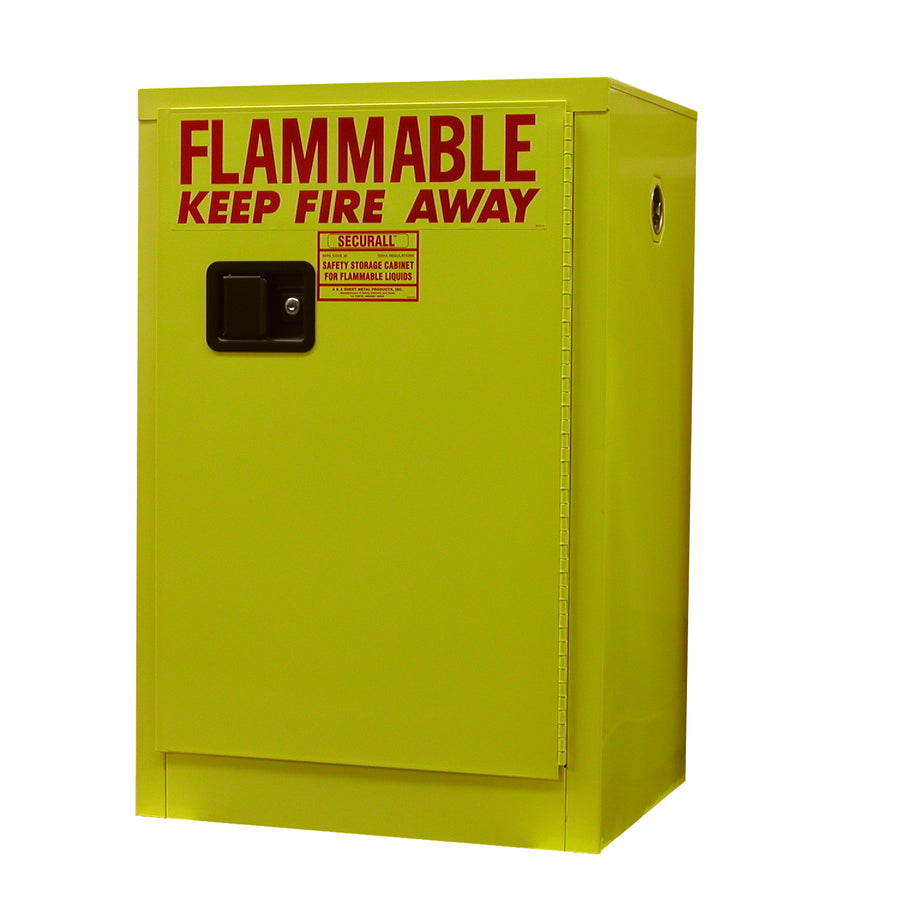 Securall 12-Gallon Benchtop Manual-Close Cabinet