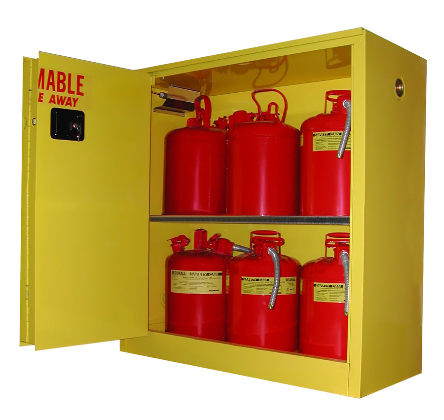 Securall 30-Gallon Sliding Door Cabinet