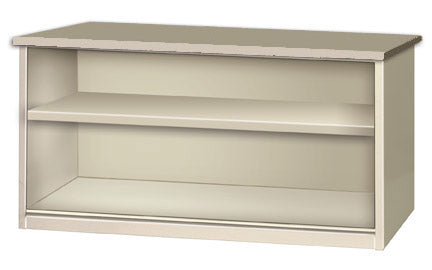 Pucel 28" x 60" Shelf Cabinet Bench w/ Steel Top