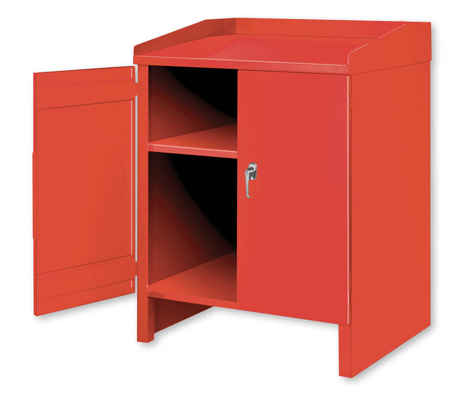 Pucel Shop Desk w/ 2 Shelves & 2 Drawers