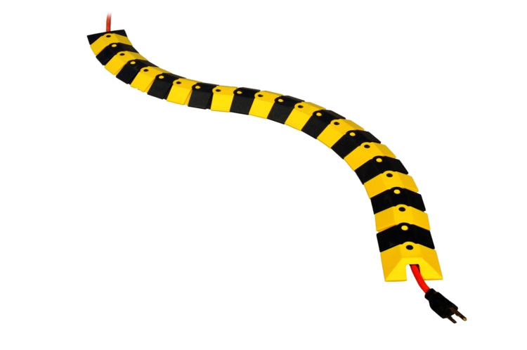 Ultra-Sidewinder Cable Protection System - Black & Yellow 24' System