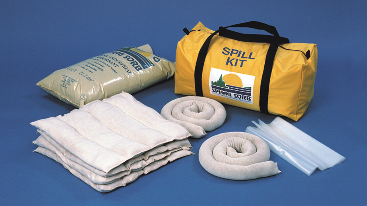 Absorbent Shob Sphag Sorb Spill Kit Natural Peat Moss Absorbent 13 Gallon Yellow 20 l ...