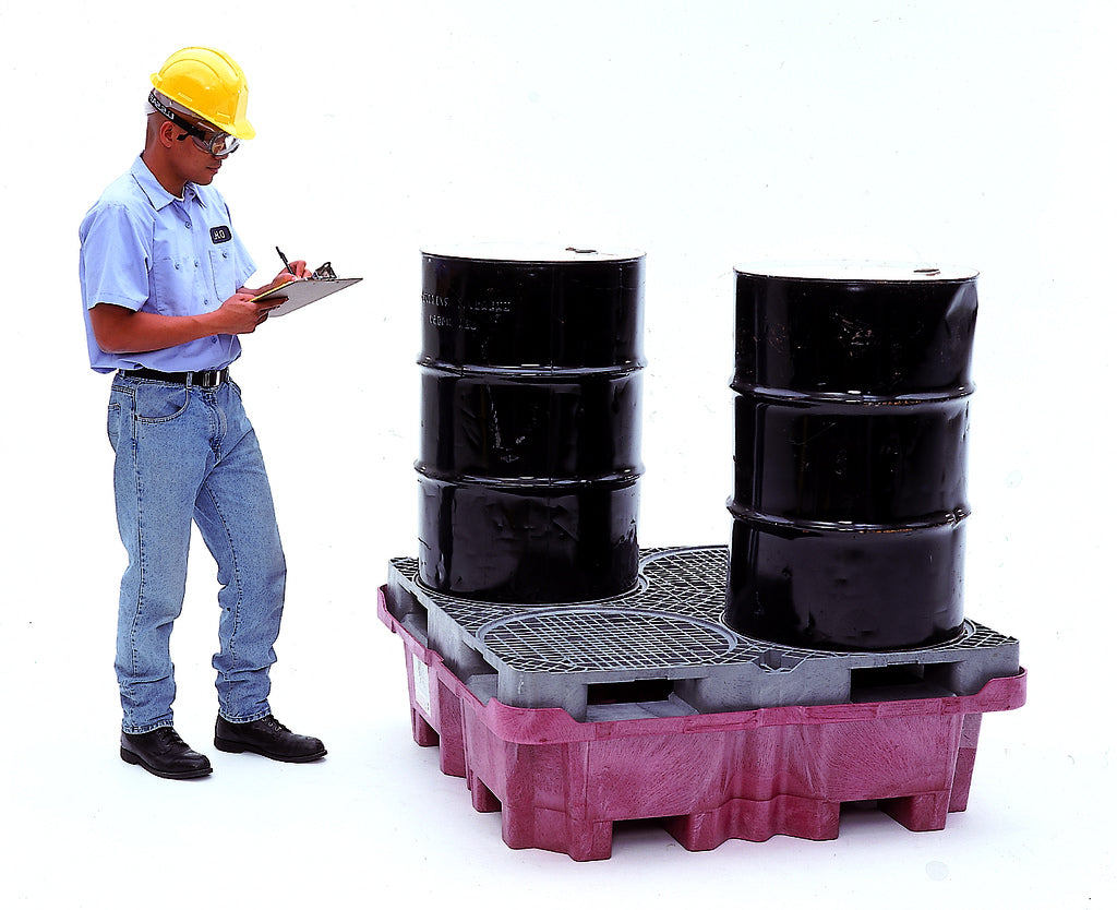Spill King With Drum Pallet, With Drain