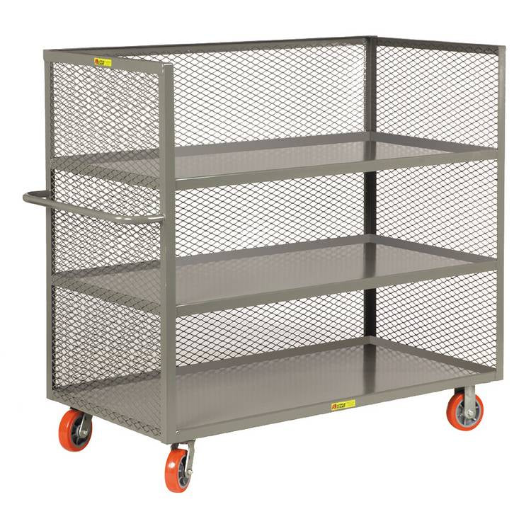 3-Sided Shelf Trucks - Mesh Sides - Model T3L30486PY