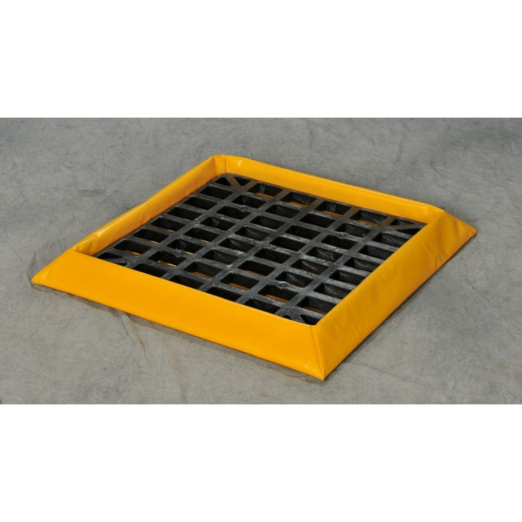 4-Drum In-Line Spillpal with 2 Grates, 32.25" x 107.75"