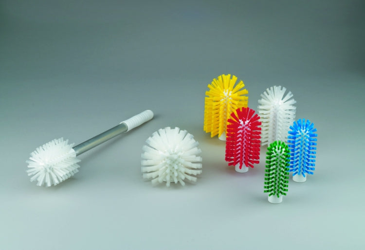 4" Stiff Tube/Valve Brush Yellow