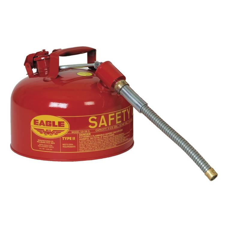 2G Red Type II Safety Can w/Flex Spout - Model U2-26-SX5