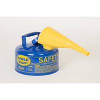 Thumbnail for 1G Blue Type I Safety Can w/funnel - Model UI-10-FSB