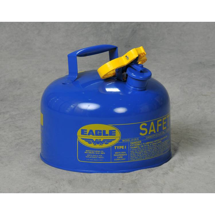 2.5 Gallon Blue Type I Safety Can - Model UI-25-SB