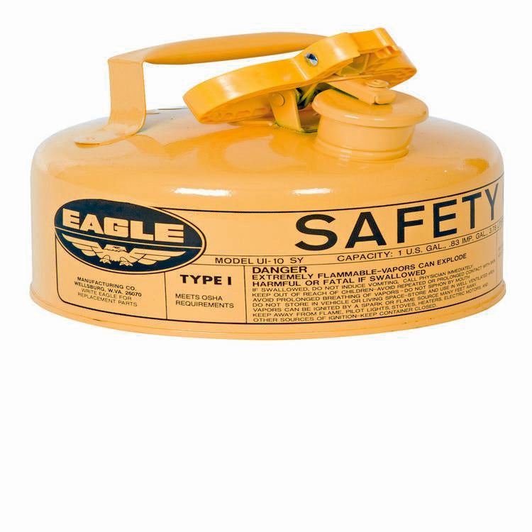 2 Quart Yellow Type I Safety Can - Model UI-4-SY