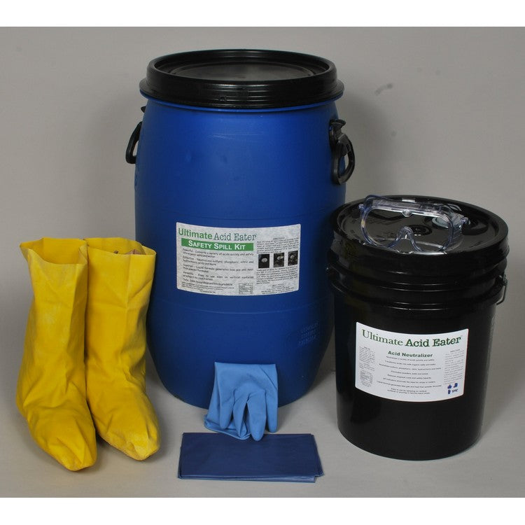 Ultimate Acid Eater Safety Spill Kit - 15 Gallon Drum