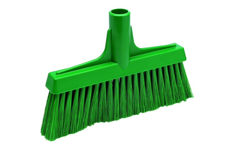 Upright Lobby Broom Soft Bristle Green