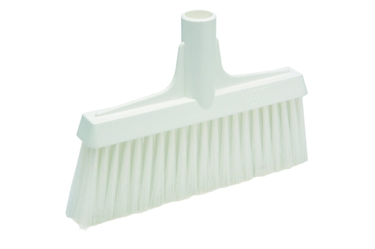Upright Lobby Broom Soft Bristle White