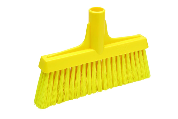 Upright Lobby Broom Soft Bristle Yellow