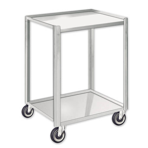 Pucel 24" x 36" Utility Cart w/ 2 Shelves & 5" Casters