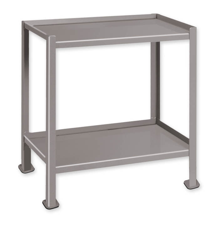 Pucel 23" x 24" Utility Table w/ 2 Shelves