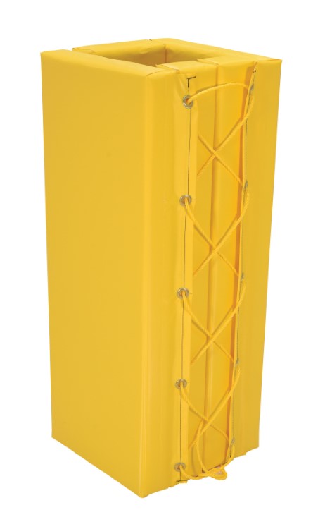 COLUMN PROT YELLOW PAD SQUARE 3FT 4IN YL