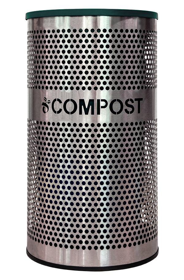 Compost Recp. - SS w/HGX lid