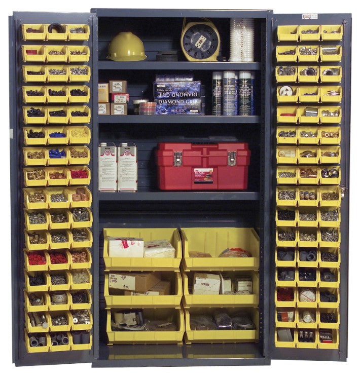 STORAGE CABINET-132 BINS 36 X 72