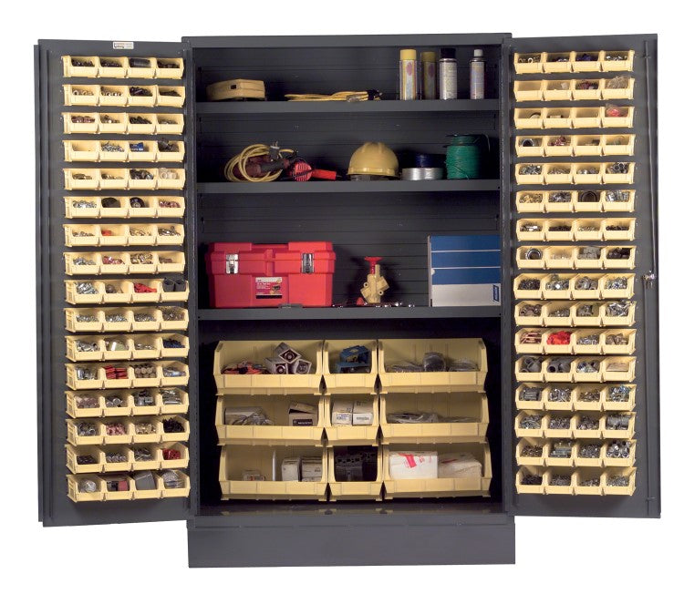 STORAGE CABINET-137 BINS 24 X 78