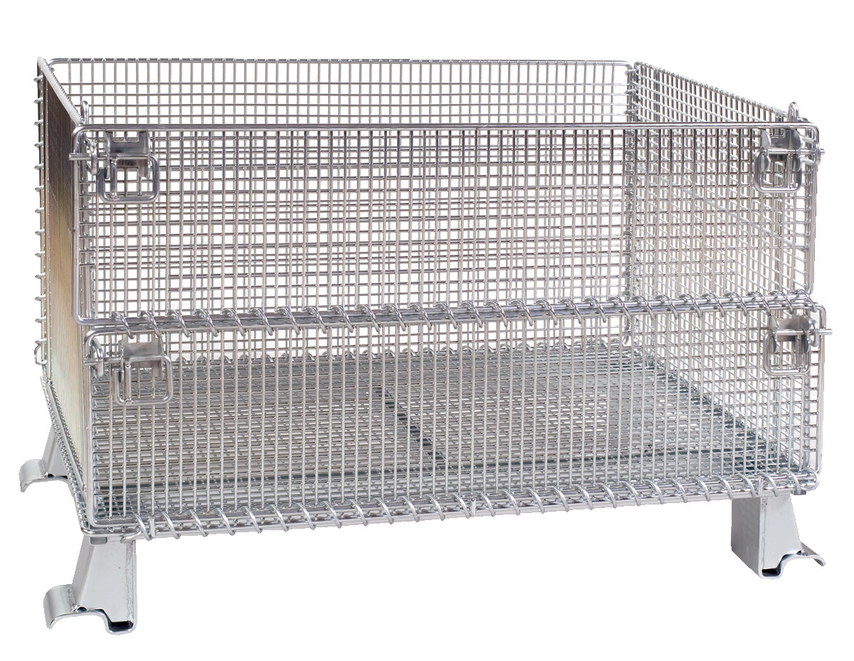 1,500-lbs Capacity Wire Mesh Container