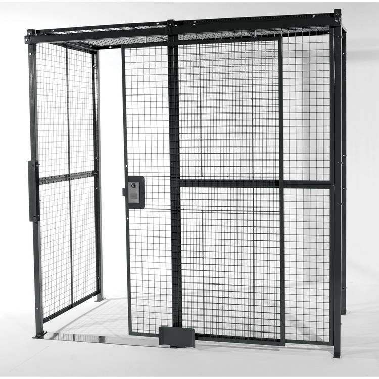 SLIDING DR NO CEILING CAGE 3 SIDE 10X10 - Model WPC10X103NC