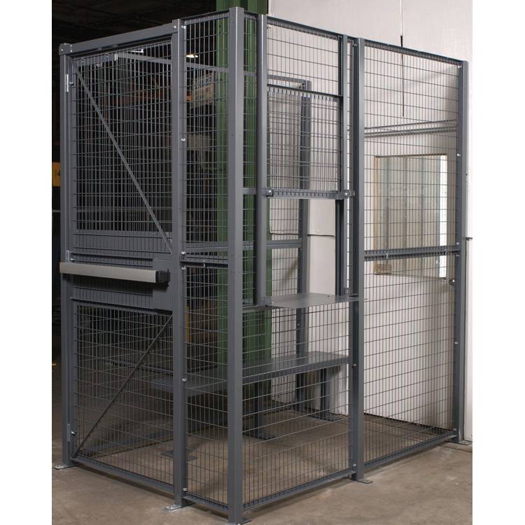 DRIVER/TRUCKER ACCESS CAGE 2 SIDED 4X6 - Model WPC-D-4X6-3