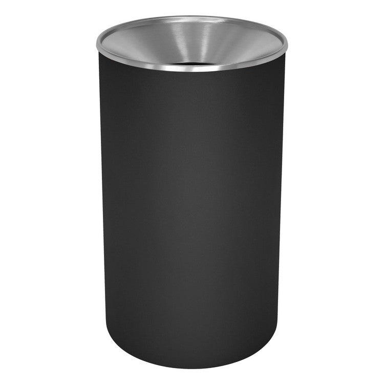 33-Gallon Black Premier Series Receptacle