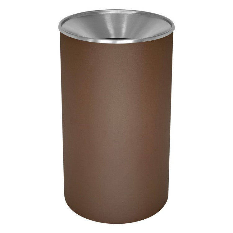 33-Gallon Brown Premier Series Receptacle