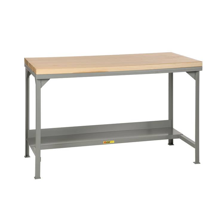 Welded Workbench with Butcher Block Top - Model WSJ2304836