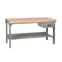 Thumbnail for Welded Workbench with Butcher Block Top - Model WSJ23672AHDR
