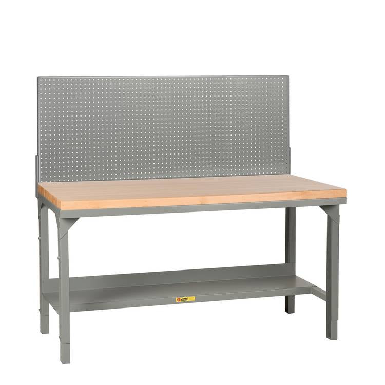 Welded Workbench with Butcher Block Top - Model WSJ23060AHPB