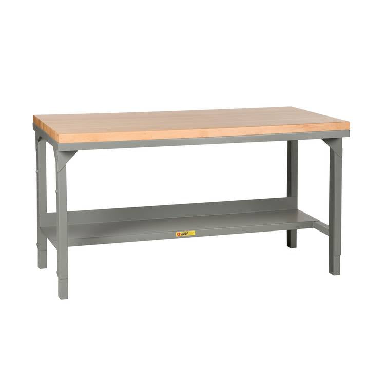 Little Giant Steel Workbench w/ Butcher Block Top - Model WSJ2-2448-36