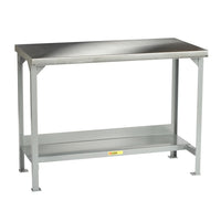 Thumbnail for Little Giant Stainless Steel Top Welded Workbench - Model WSS2-3072-36