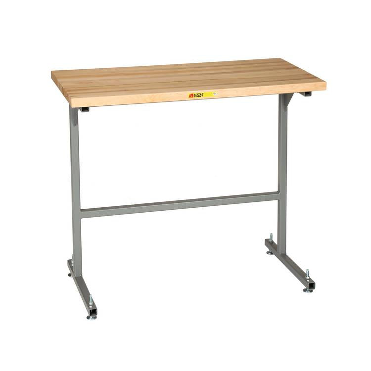 Stand Up Workstation - Butcher Block Top - Model WT1S2436LL