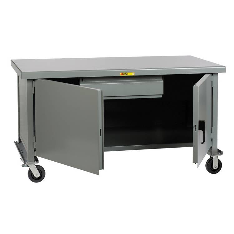 Mobile Heavy-Duty Cabinet Workbench - Model WWC3072HD6PHFL