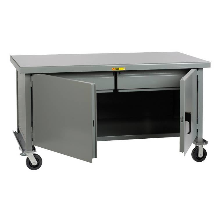 Mobile Heavy-Duty Cabinet Workbench - Model WWC30722HD6PHFL