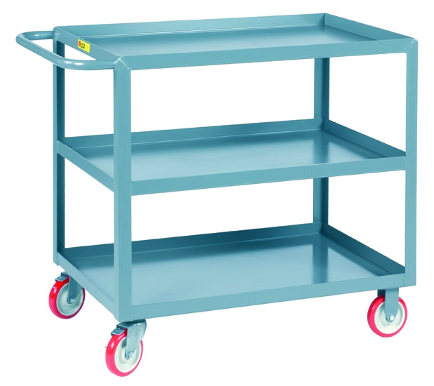 Little Giant 30" x 48" Welded Service Cart w/ 3 Shelves