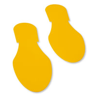 Thumbnail for Mighty Line Solid Colored Yellow Footprint - Pack of 50