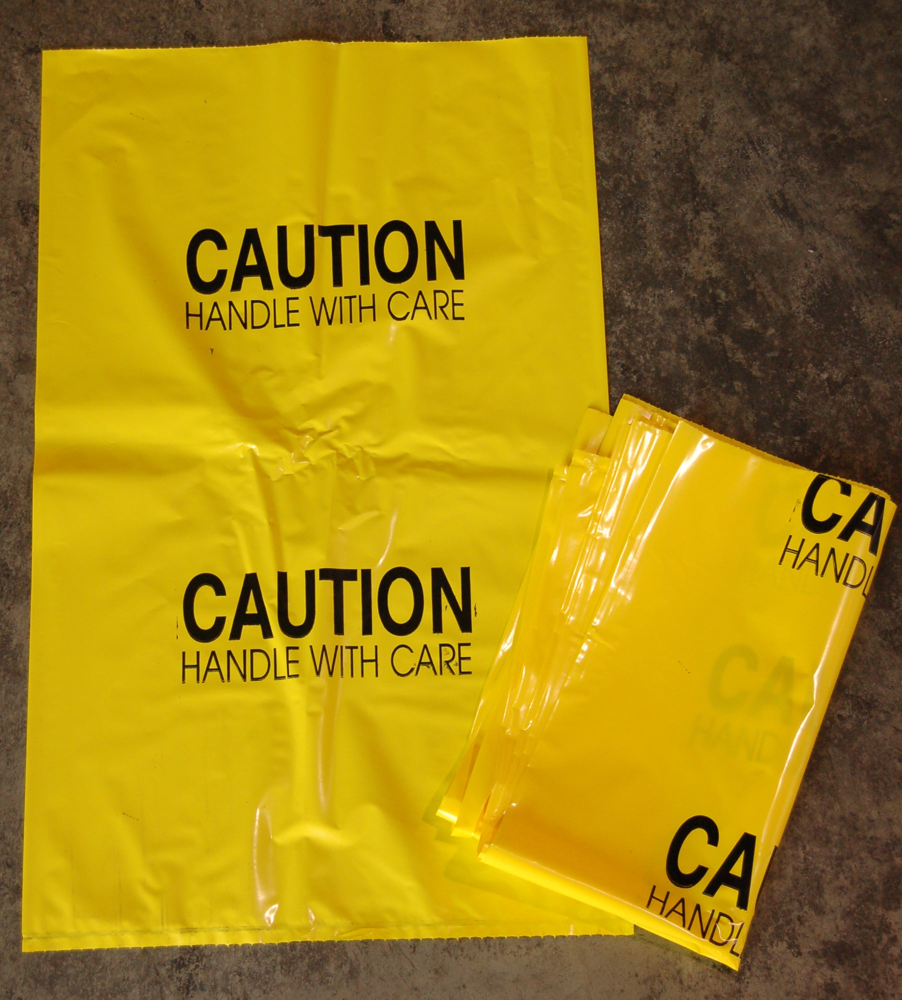 Polyethylene “CRM” 6 mil Bag – Yellow – GO Corp