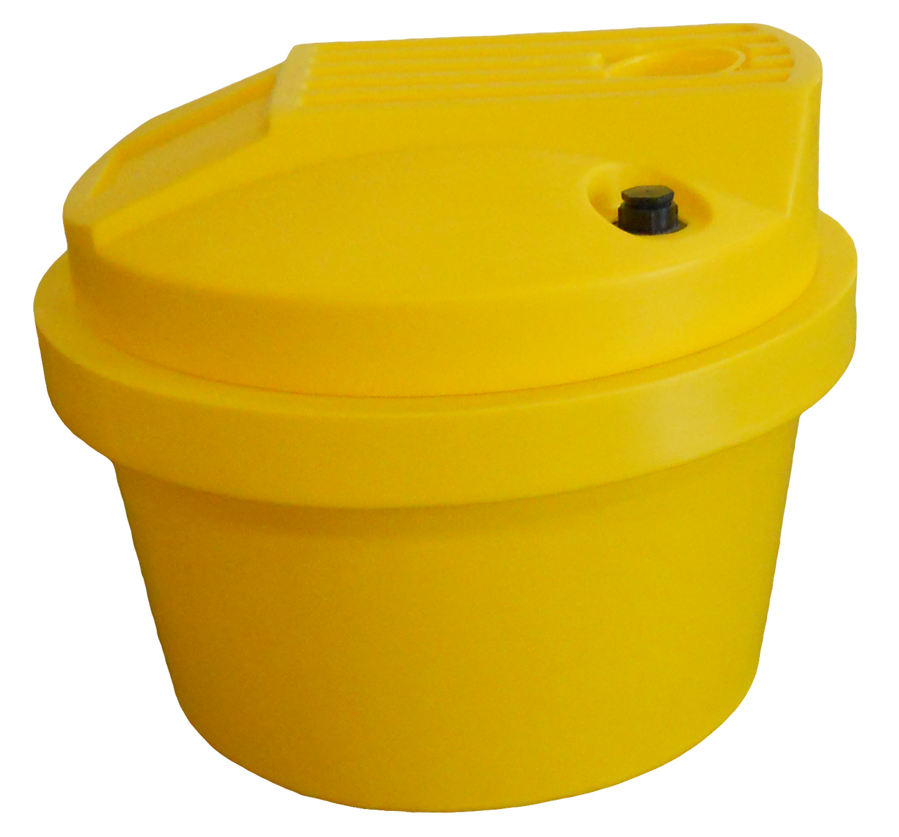 30 Gal Aquarius Tapered Chemical Feed Tank - LPE 1.5 - 3/16" Wall - Yellow