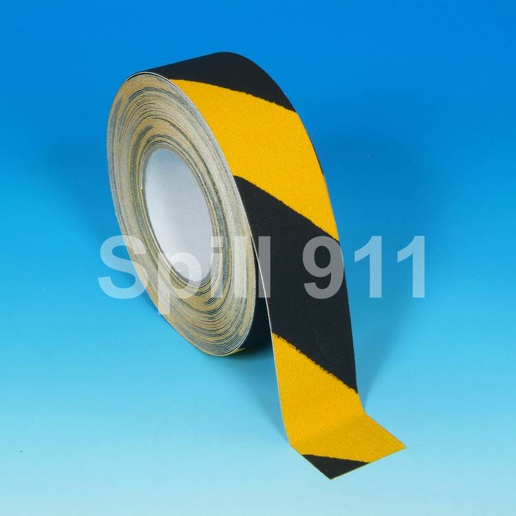 2" x 60ft Black/Yellow Hazard Anti Slip Tape Roll- Model NSTS2Z